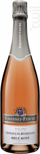 Crémant de Bourgogne Brut rosé - Simonnet Febvre - No vintage - Effervescent