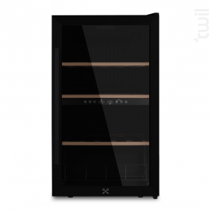 CAVCDB32 - Cave à vin dual zone 32 bouteilles pose libre noir - Les Petits Champs -  - 