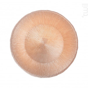 Assiette Plate Glitter Doré 28 Cm lot De 6 - table passion -  - 