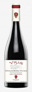 Les Crapons - La Cave des Coteaux de Visan - 2015 - Rouge