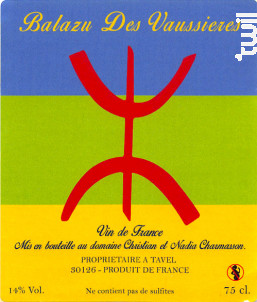 Cuvée Vin Libre - Balazu des Vaussieres - 2012 - Blanc
