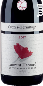 Crozes-Hermitage cuvée Kevin - Domaine Laurent Habrard - 2017 - Rouge