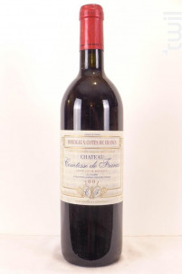 Château Comtesse de Francs - Château Comtesse de Francs - 2001 - Rouge
