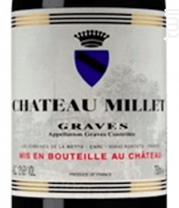 Château Millet - Domaine de la Mette - Château Millet - 2001 - Rouge