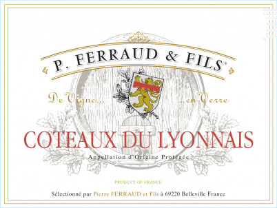 Coteaux du Lyonnais - P. Ferraud & Fils - 2023 - Rouge