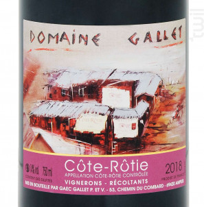 Côte-Rotie - Domaine Gallet - 2020 - Rouge