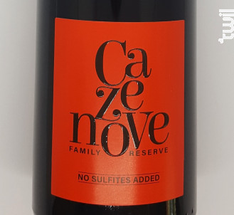 Family Reserve Sans Sulfites - Château de Cazenove - 2019 - Rouge