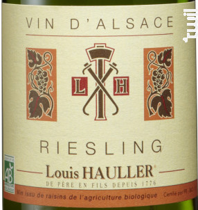 Riesling Bio - Louis Hauller - No vintage - Blanc