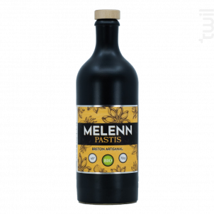 Pastis Breton MELENN bio 45° 70cL - Distillerie Breizh'Cool - No vintage - 
