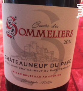 Chateauneuf Du Pape - Cuvée des Sommeliers - Christophe Mestre - 2001 - Rouge