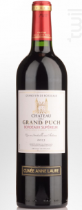 Cuvée Anne Laure - Château du Grand Puch - 2016 - Rouge