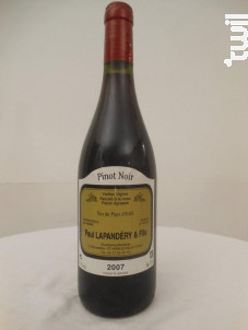 Pinot Noir - Francisque Lapandéry - 2007 - Rouge