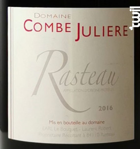 Tradition - Domaine de la Combe Julière - 2020 - Rouge