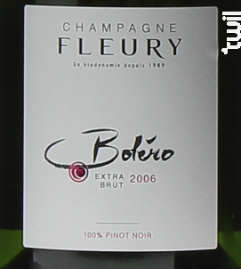 Boléro Extra Brut - Champagne Fleury - 2009 - Effervescent