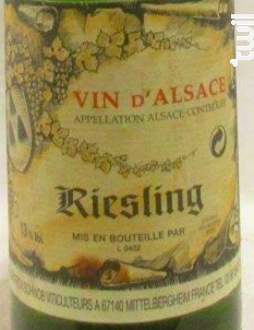 Riesling - Marcel et Patrick Schwob - 2004 - Blanc
