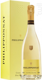 Grand Blanc Brut Millésimé - Champagne Philipponnat - 2008 - Effervescent