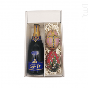 Coffret Cadeau - 1 Brut - 2 Oeufs De Fabergé - Champagne Pommery - No vintage - Effervescent