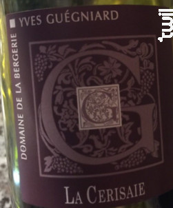 La Cerisaie - Domaine de la Bergerie - Yves Guégniard - 2023 - Rouge