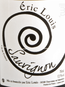 Sauvignon - Domaine Eric Louis - Les Celliers de la Pauline - 2023 - Blanc