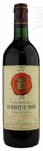 Château le Souley-Sainte Croix - Vertheuil - Château le Souley Sainte-Croix - 1997 - Rouge