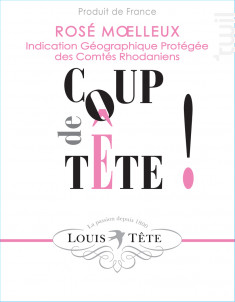 Coup de Tête - Louis Tête - 2022 - Rosé