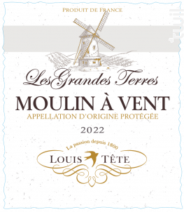 LES GRANDES TERRES - Louis Tête - 2023 - Rouge