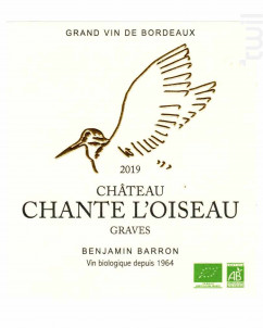 Château Chante l'Oiseau - Château Méric et Chante l'oiseau - 2019 - Blanc