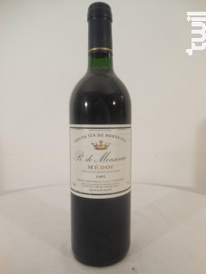 R. De Monsenac - Château Le Bourdieu Vertheuil - 1995 - Rouge