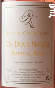 Une Seule Cuvée / Vin Doux Naturel - Domaine de la Combe Julière - 2022 - Rosé