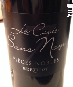 La Cuvée Sans Nom - Berticot - 2020 - Rouge