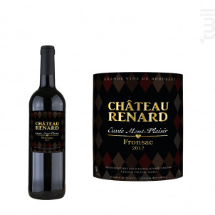 Cuvée Mont-Plaisir - Château Renard - 2017 - Rouge