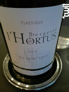 Bergerie de l'Hortus - Domaine de l'Hortus - 2017 - Rouge