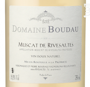 Muscat de Noël - Domaine BOUDAU - 2025 - Blanc