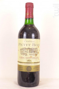 Château Petit Bois - Château Petit Bois - 1993 - Rouge