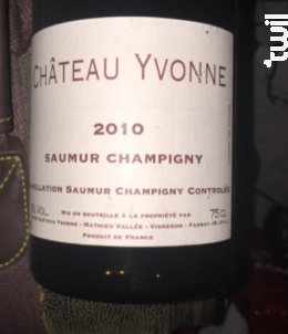 Château Yvonne - Château Yvonne - 2022 - Rouge