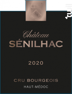 CHATEAU SENILHAC - Cru Bourgeois - Château Sénilhac - 2020 - Rouge