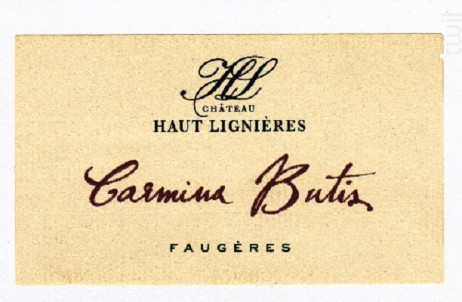 Carmina Butis - Château Haut Lignières - 2022 - Rouge