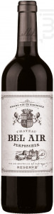 Château Bel Air Perponcher Réserve - Château Bel Air Perponcher - 2019 - Rouge