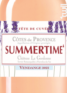 Summertime by La Gordonne Bio Rosé - Chateau La Gordonne - 2022 - Rosé