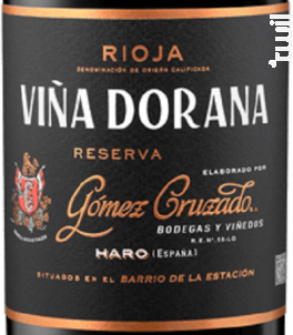 Vina Dorana Rioja Reserva - GOMEZ CRUZADO - 2017 - Rouge