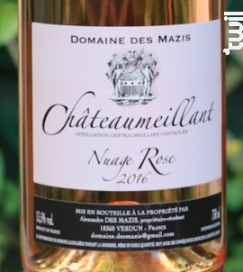 Nuage rose - Domaine des Mazis - 2017 - Rosé