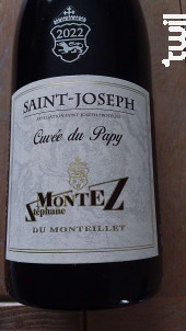 Cuvée du Papy - Domaine du Monteillet - Stéphane Montez - 2022 - Rouge