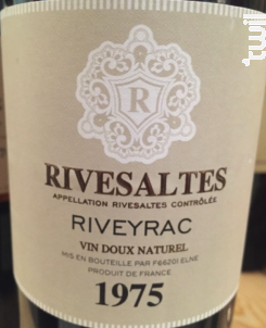 Rivesaltes - Domaine de Riveyrac - 1976 - Rouge