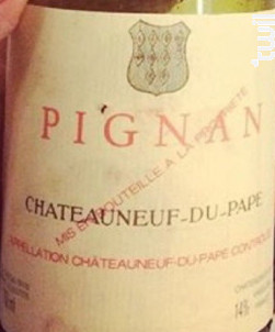 Pignan - Château Rayas - 2009 - Rouge
