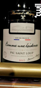 Comme une Evidence - Bernard Magrez - 2017 - Rouge