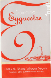 Côtes du Rhône Villages - Domaine Eyguestre - 2016 - Blanc