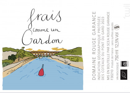 Frais comme un gardon rosé - Domaine Rouge Garance - 2023 - Rosé