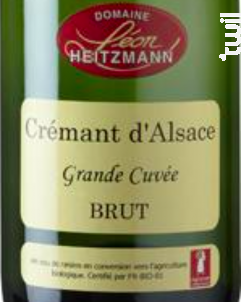Crémant d'Alsace Grande Cuvée Brut - Domaine Léon Heitzmann - No vintage - Effervescent
