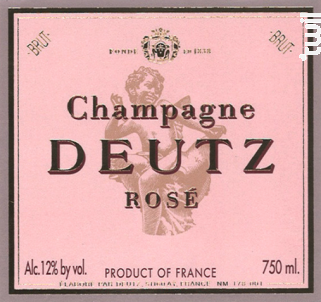 Brut Rosé - Champagne Deutz - No vintage - Effervescent