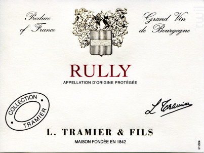 Rully - Maison L. Tramier et Fils - 2017 - Blanc